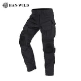 Pantalon de combat tactique avec genouillères "HAN WILD - G3" - Planète Rando