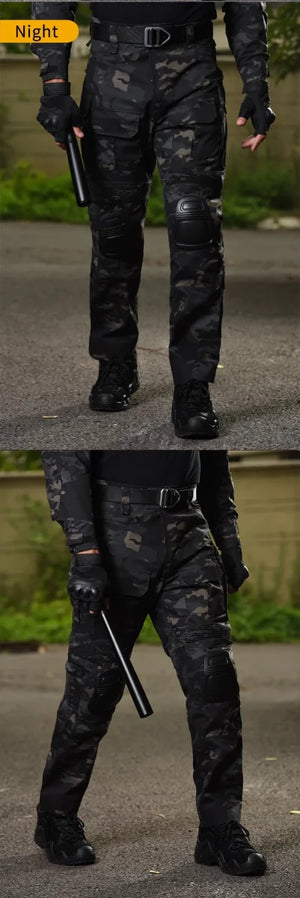 Pantalon de combat tactique avec genouillères "HAN WILD - G3" - Planète Rando