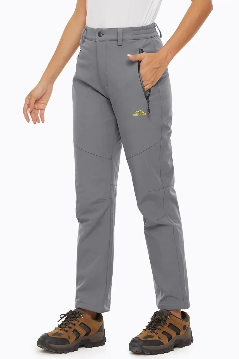 Pantalon de randonnée / alpnisime avec doublure polaire pour femme "TACVASEN - PT715" - Planète Rando