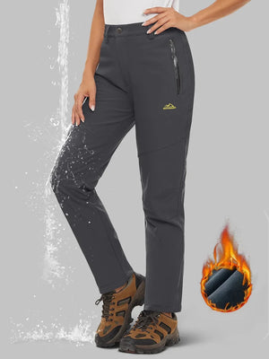 Pantalon de randonnée / alpnisime avec doublure polaire pour femme "TACVASEN - PT715" - Planète Rando