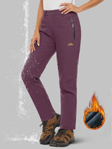 Pantalon de randonnée / alpnisime avec doublure polaire pour femme "TACVASEN - PT715" - Planète Rando