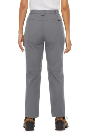 Pantalon de randonnée / alpnisime avec doublure polaire pour femme "TACVASEN - PT715" - Planète Rando