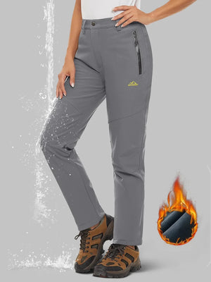 Pantalon de randonnée / alpnisime avec doublure polaire pour femme "TACVASEN - PT715" - Planète Rando