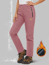 Pantalon de randonnée / alpnisime avec doublure polaire pour femme "TACVASEN - PT715" - Planète Rando