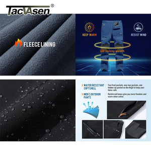 Pantalon de randonnée polaire épais imperméable & 3D flex "TACVASEN - PT543M" - Planète Rando