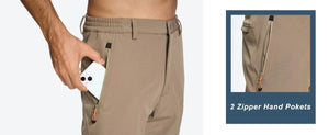 Pantalon de randonnée polaire épais imperméable & 3D flex "TACVASEN - PT543M" - Planète Rando