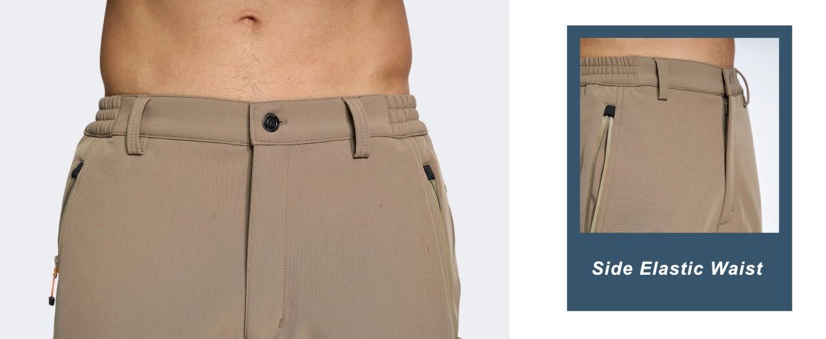 Pantalon de randonnée polaire épais imperméable & 3D flex "TACVASEN - PT543M" - Planète Rando