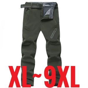 Pantalon imperméable & polaire grande taille pour homme "Fashion Wear - MK005" - Planète Rando