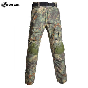 Pantalon tactique avec genouillères pour homme "HAN WILD - G2" - Planète Rando