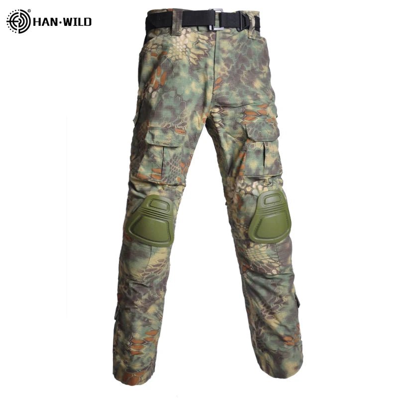 Pantalon tactique avec genouillères pour homme "HAN WILD - G2" - Planète Rando