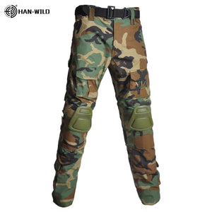 Pantalon tactique avec genouillères pour homme "HAN WILD - G2" - Planète Rando