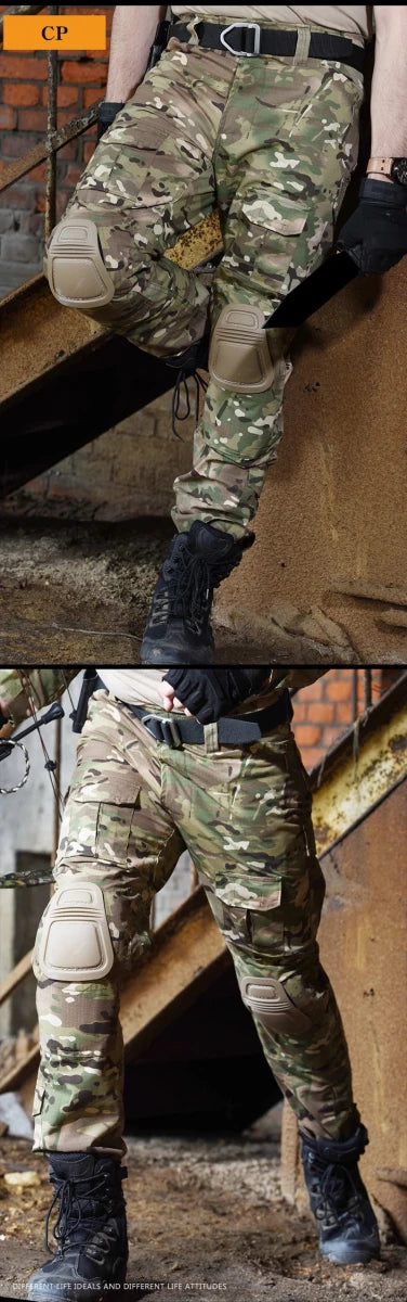 Pantalon tactique avec genouillères pour homme "HAN WILD - G2" - Planète Rando