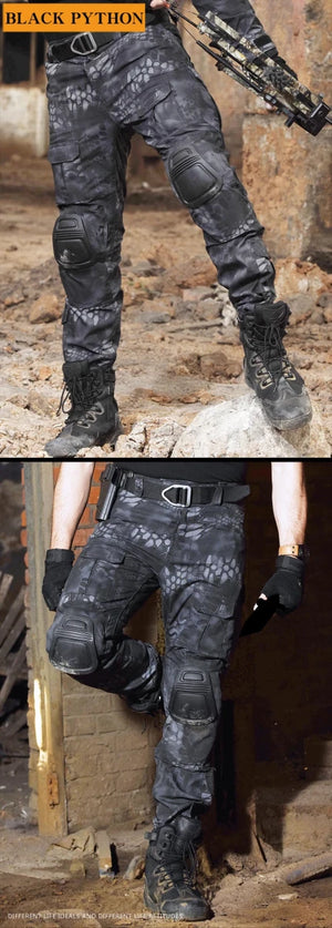 Pantalon tactique avec genouillères pour homme "HAN WILD - G2" - Planète Rando
