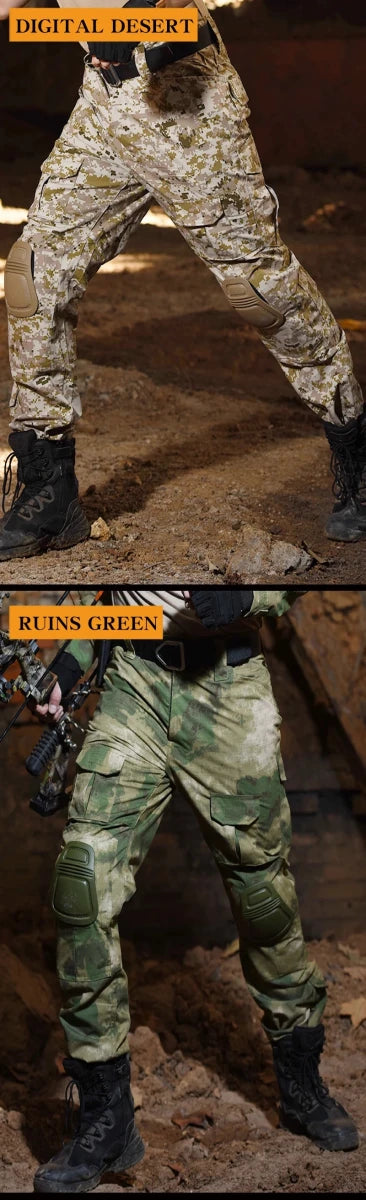 Pantalon tactique avec genouillères pour homme "HAN WILD - G2" - Planète Rando