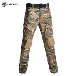 Pantalon tactique avec genouillères pour homme "HAN WILD - G2" - Planète Rando
