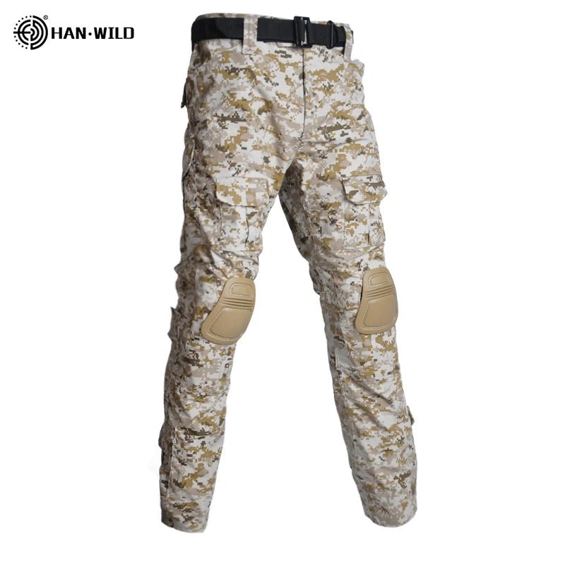 Pantalon tactique avec genouillères pour homme "HAN WILD - G2" - Planète Rando