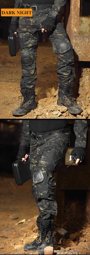 Pantalon tactique avec genouillères pour homme "HAN WILD - G2" - Planète Rando