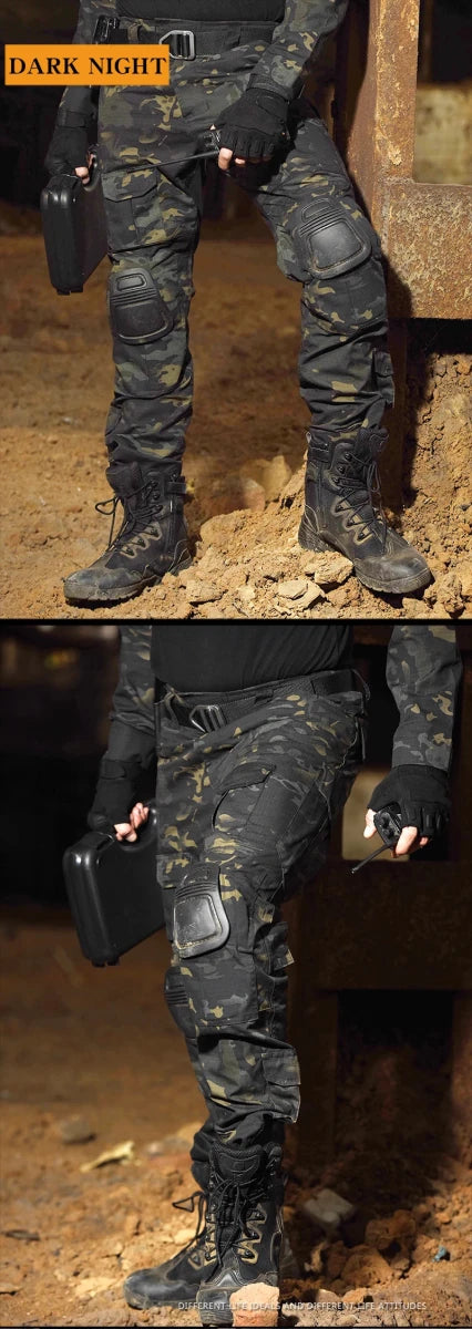 Pantalon tactique avec genouillères pour homme "HAN WILD - G2" - Planète Rando