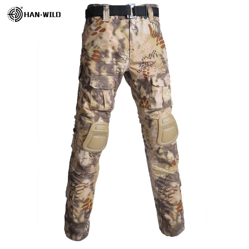 Pantalon tactique avec genouillères pour homme "HAN WILD - G2" - Planète Rando