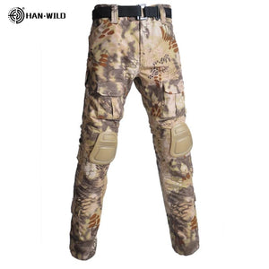 Pantalon tactique avec genouillères pour homme "HAN WILD - G2" - Planète Rando
