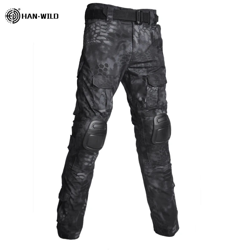 Pantalon tactique avec genouillères pour homme "HAN WILD - G2" - Planète Rando