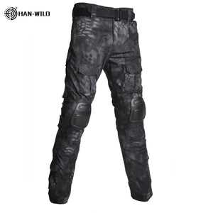 Pantalon tactique avec genouillères pour homme "HAN WILD - G2" - Planète Rando