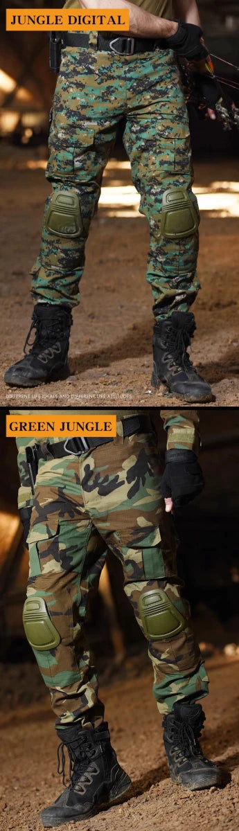 Pantalon tactique avec genouillères pour homme "HAN WILD - G2" - Planète Rando