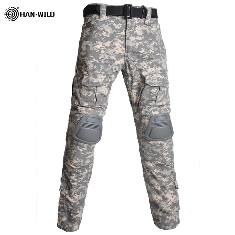 Pantalon tactique avec genouillères pour homme "HAN WILD - G2" - Planète Rando