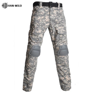 Pantalon tactique avec genouillères pour homme "HAN WILD - G2" - Planète Rando