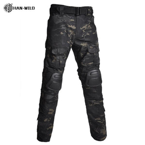 Pantalon tactique avec genouillères pour homme "HAN WILD - G2" - Planète Rando