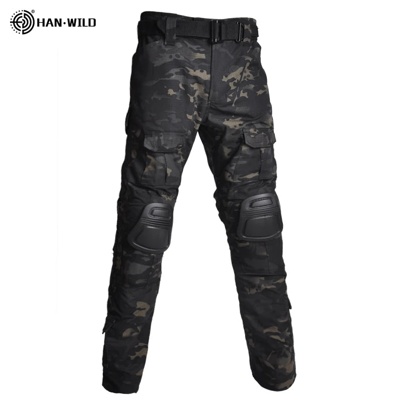 Pantalon tactique avec genouillères pour homme "HAN WILD - G2" - Planète Rando