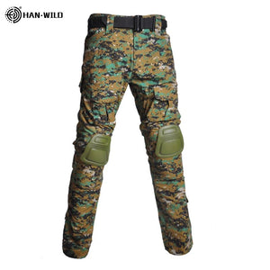 Pantalon tactique avec genouillères pour homme "HAN WILD - G2" - Planète Rando
