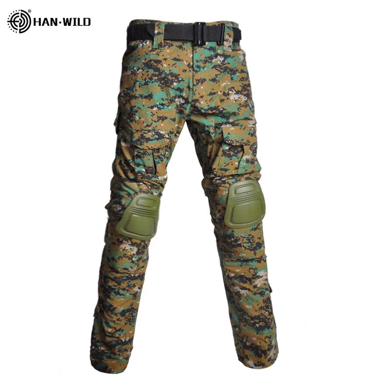 Pantalon tactique avec genouillères pour homme "HAN WILD - G2" - Planète Rando