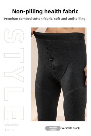 Pantalon thermique doublé polaire en laine pour homme "Soft Thermal - Whool leg Warmers" - Planète Rando