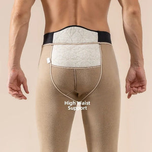 Pantalon thermique doublé polaire en laine pour homme "Soft Thermal - Whool leg Warmers" - Planète Rando