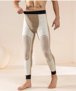 Pantalon thermique doublé polaire en laine pour homme "Soft Thermal - Whool leg Warmers" - Planète Rando