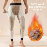 Pantalon thermique doublé polaire en laine pour homme "Soft Thermal - Whool leg Warmers" - Planète Rando