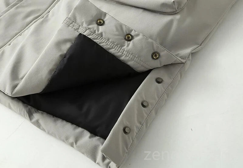 Parka d'hiver épais mi - long en coton grande taille "ZENGKER - Cold boc" - Planète Rando