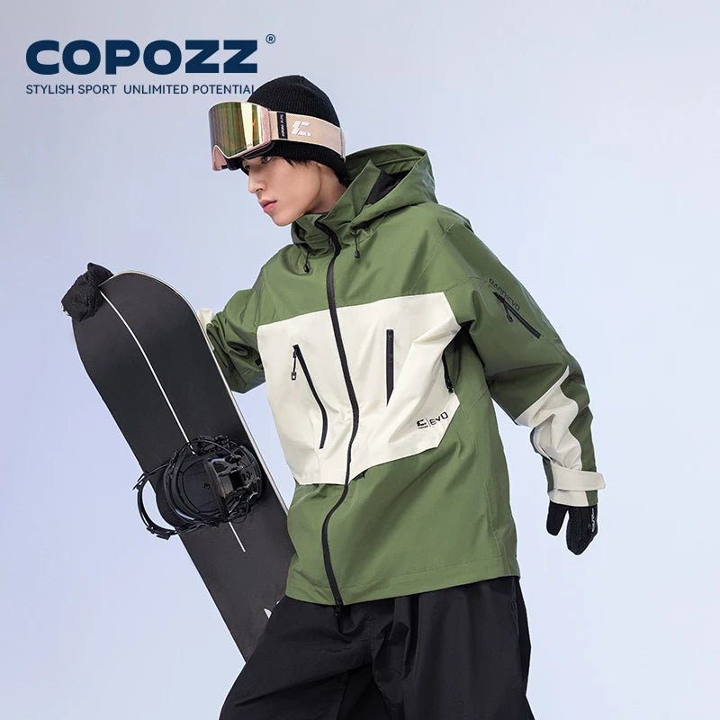 Parka d'hiver / veste de ski imperméables 3 couches avec technologie Teflon EcoElite "COPOZZ - HXF - 24304" - Planète Rando
