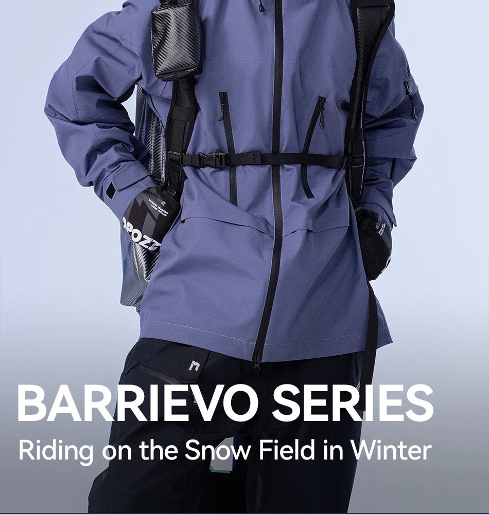 Parka d'hiver / veste de ski imperméables 3 couches avec technologie Teflon EcoElite "COPOZZ - HXF - 24304" - Planète Rando
