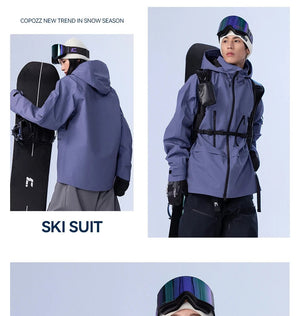 Parka d'hiver / veste de ski imperméables 3 couches avec technologie Teflon EcoElite "COPOZZ - HXF - 24304" - Planète Rando