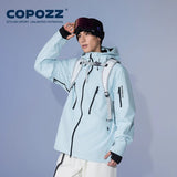 Parka d'hiver / veste de ski imperméables 3 couches avec technologie Teflon EcoElite "COPOZZ - HXF - 24304" - Planète Rando