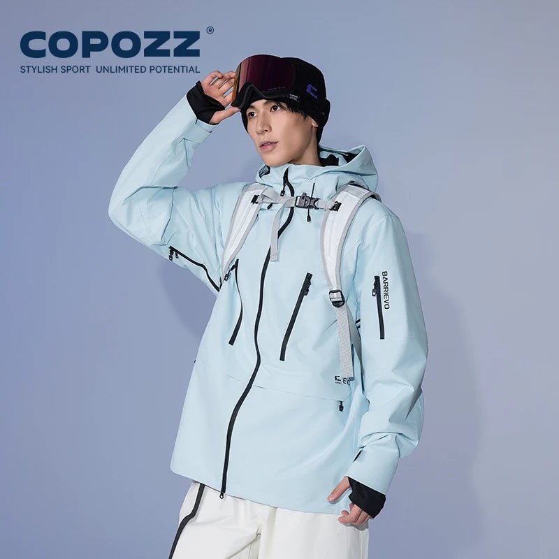 Parka d'hiver / veste de ski imperméables 3 couches avec technologie Teflon EcoElite "COPOZZ - HXF - 24304" - Planète Rando
