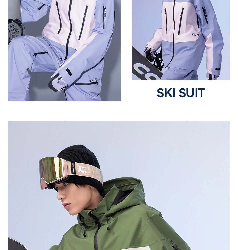 Parka d'hiver / veste de ski imperméables 3 couches avec technologie Teflon EcoElite "COPOZZ - HXF - 24304" - Planète Rando