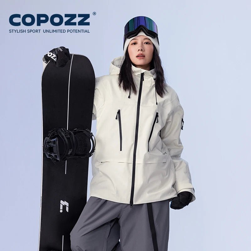 Parka d'hiver / veste de ski imperméables 3 couches avec technologie Teflon EcoElite "COPOZZ - HXF - 24304" - Planète Rando