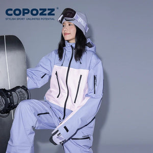 Parka d'hiver / veste de ski imperméables 3 couches avec technologie Teflon EcoElite "COPOZZ - HXF - 24304" - Planète Rando