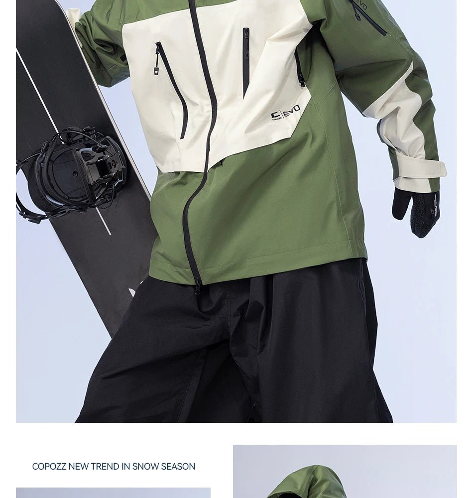 Parka d'hiver / veste de ski imperméables 3 couches avec technologie Teflon EcoElite "COPOZZ - HXF - 24304" - Planète Rando