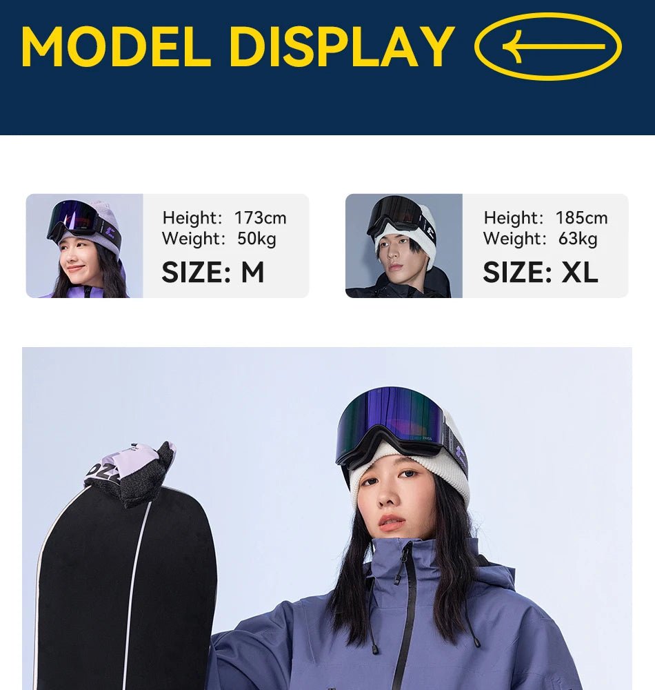 Parka d'hiver / veste de ski imperméables 3 couches avec technologie Teflon EcoElite "COPOZZ - HXF - 24304" - Planète Rando