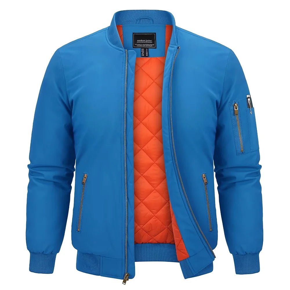 Parka hiver / veste bomber matelassée avec doublure polaire résistante à la pluie "TACVASEN - TJ368" - Planète Rando