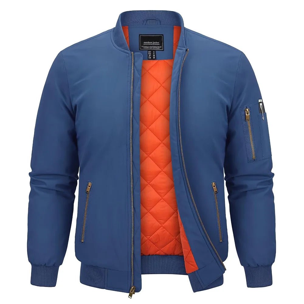 Parka hiver / veste bomber matelassée avec doublure polaire résistante à la pluie "TACVASEN - TJ368" - Planète Rando